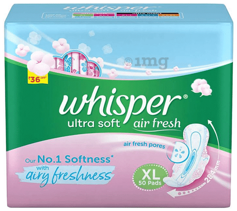 Whisper Ultra Soft Sanitary Pads XL