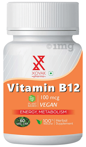 Xovak Pharma Vitamin B12 100mcg Veg Capsule