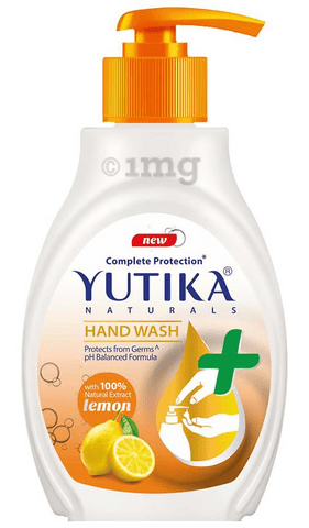 Yutika Naturals Complete Protection Hand Wash Lemon