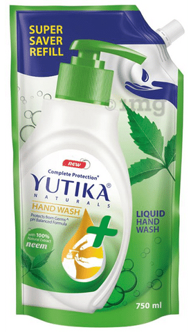 Yutika Naturals Complete Protection Hand Wash Neem Refill