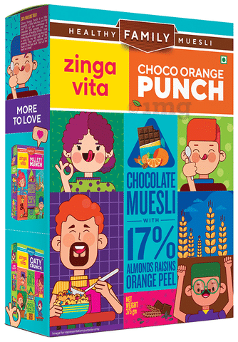 Zingavita Choco Orange Punch Muesli