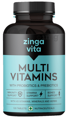 Zingavita Multi Vitamins with Probiotics & Prebiotics Tablet