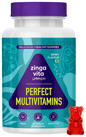 Zingavita Women Perfect Multivitamins Gummies Berry
