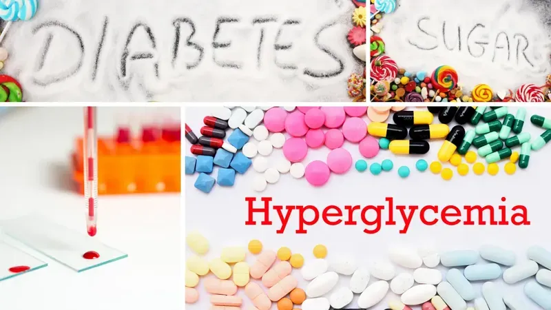 What is hyperglycemia, and how is it controlled?